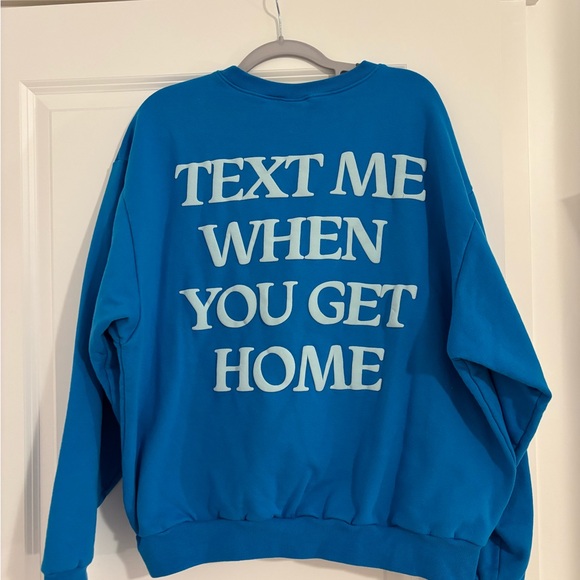LONELY GHOST Vibrant Blue Crewneck Sweater - Picture 2 of 3